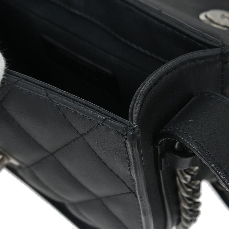 Chanel Black Calfskin 2way Handbag 144812
