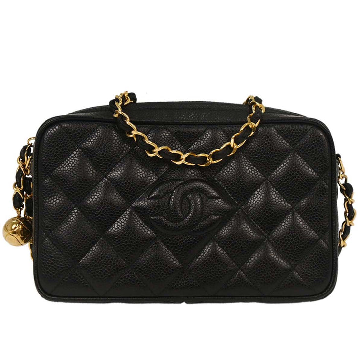 Chanel Black Calfskin Camera Bag 144813