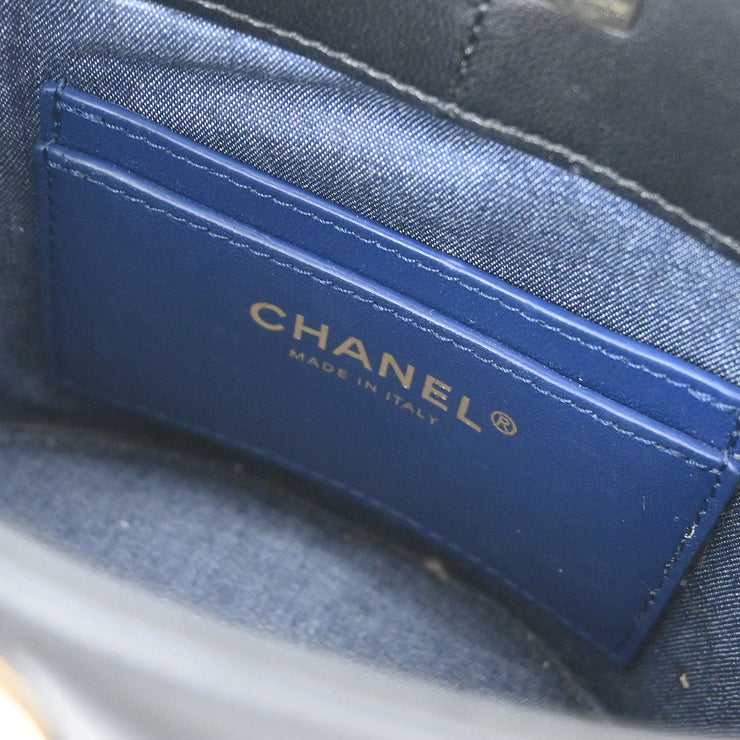 Chanel Black Lambskin Vanity Shoulder Bag 144814