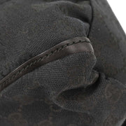 Gucci Black Canvas GG Abbey D Ring Handbag 189833 493492 144819