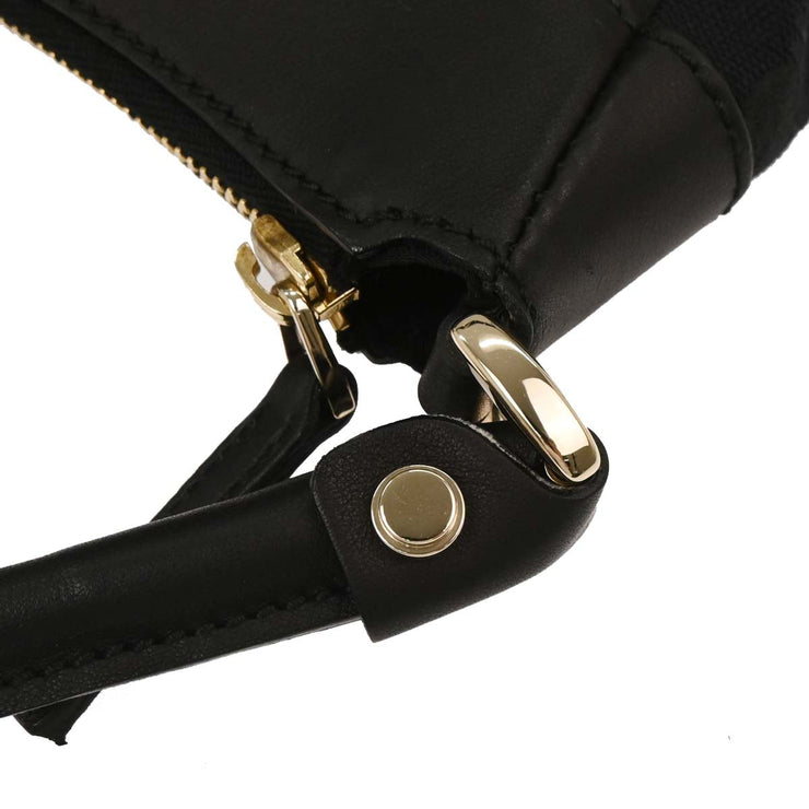 Gucci Black Canvas GG Abbey D Ring Handbag 189833 493492 144819