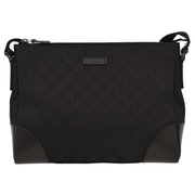 Gucci Black Canvas GG Shoulder Bag 114273 001998 144820