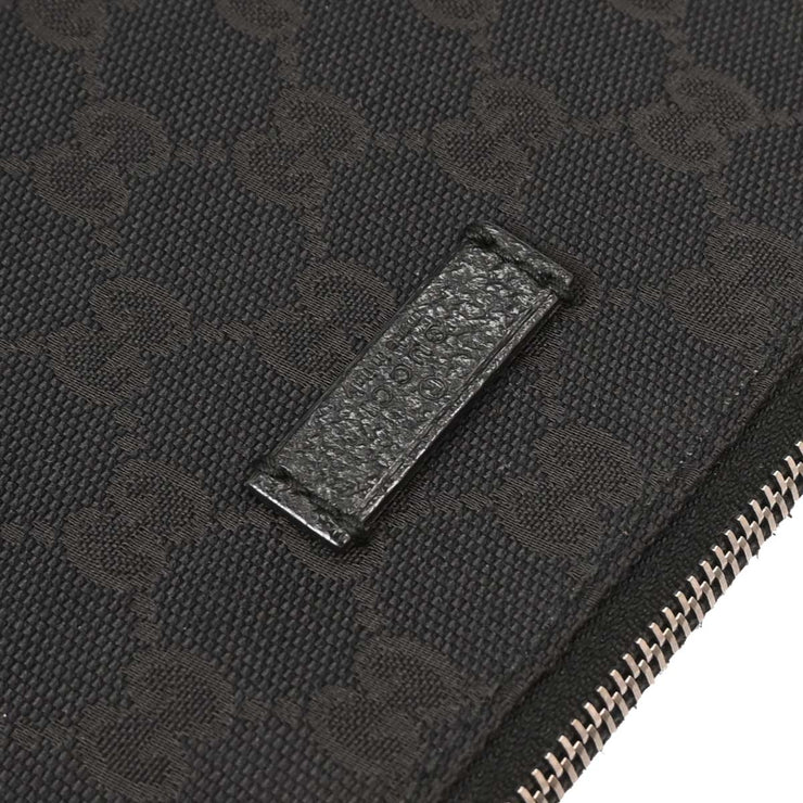 Gucci Black Canvas GG Shoulder Bag 114273 001998 144820