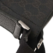 Gucci Black Canvas GG Shoulder Bag 114273 001998 144820