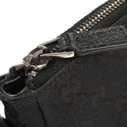 Gucci Black Canvas GG Shoulder Bag 114273 001998 144820