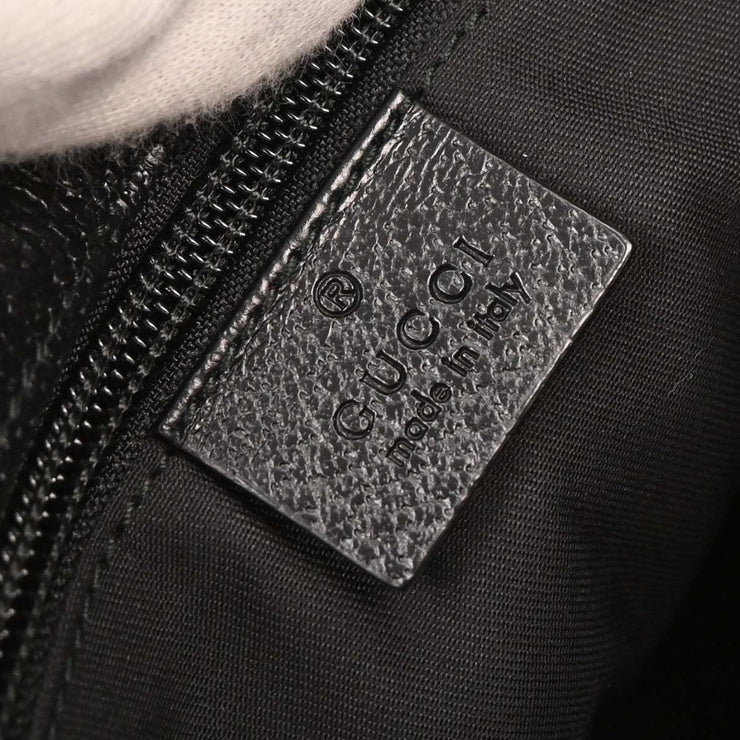 Gucci Black Canvas GG Shoulder Bag 114273 001998 144820