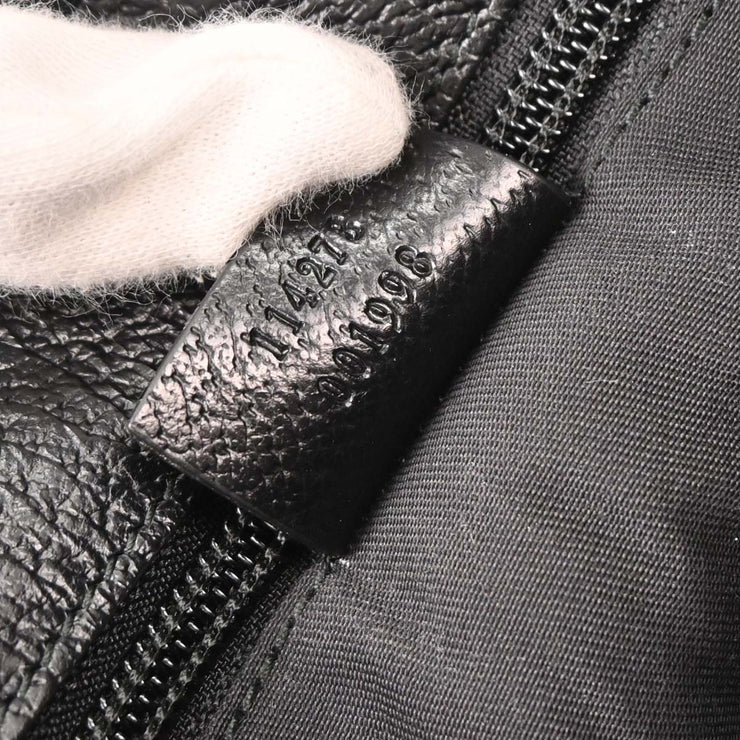 Gucci Black Canvas GG Shoulder Bag 114273 001998 144820