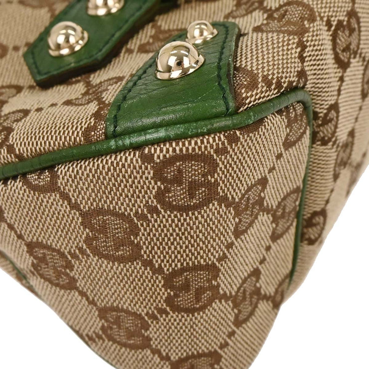 Gucci Beige Canvas GG Horsebit Handbag 131474 002058 144823