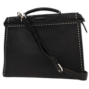 Fendi Black Selleria Peekaboo Fit 2way Handbag 7VA406-74D-179-10429 144826