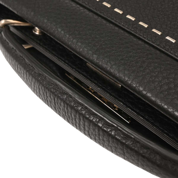 Fendi Black Selleria Peekaboo Fit 2way Handbag 7VA406-74D-179-10429 144826