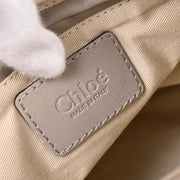 Chloe Gray Suede Marcie 2way Handbag 03-18-63-65 144827