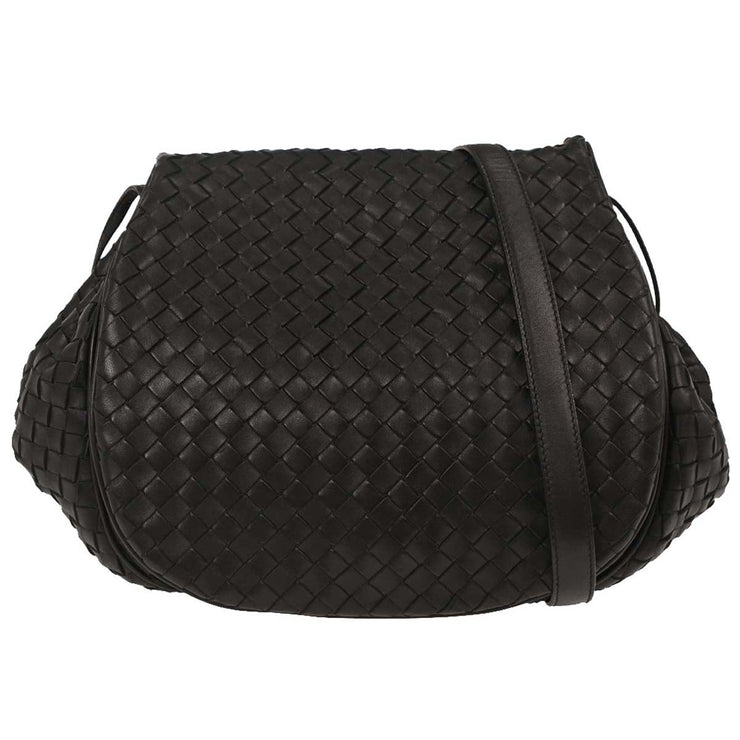Bottega Veneta Black Intrecciato Shoulder Bag B03521645Y 144828