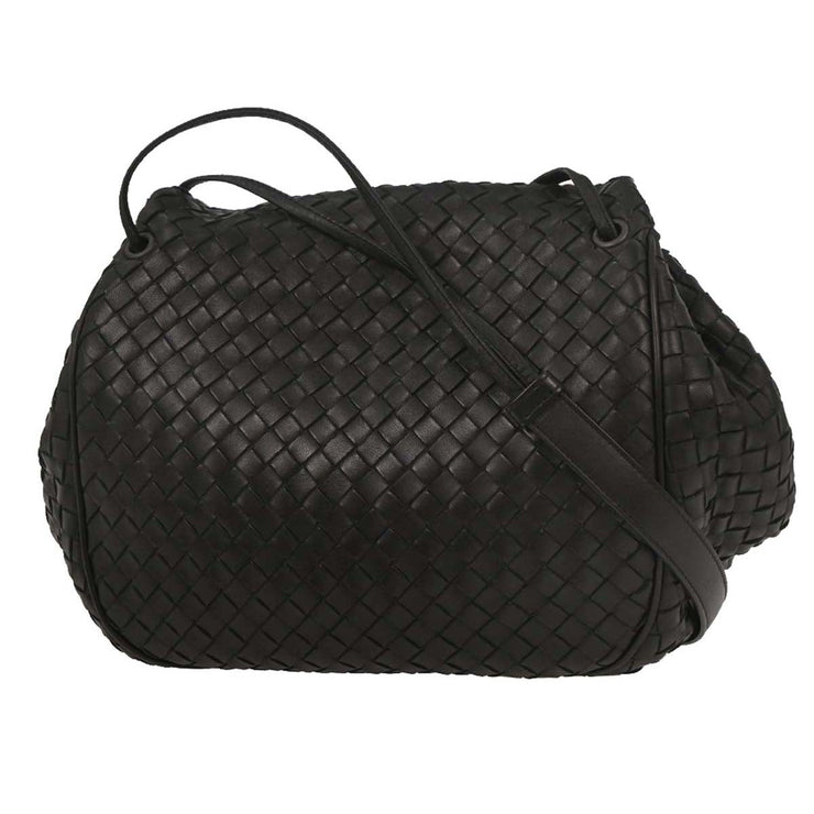 Bottega Veneta Black Intrecciato Shoulder Bag B03521645Y 144828