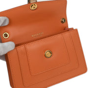 Bvlgari Light Orange Leather Serpenti Forever Shoulder Bag 1673029 144829
