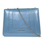 Bvlgari Light Blue Patent Leather Serpenti Forever Shoulder Bag 144830