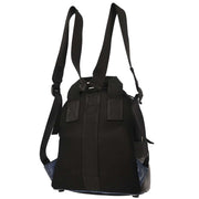 Miu Miu Blue Black Denim Matelasse Backpack 5BZ005 251 144832