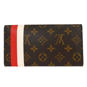 Louis Vuitton Monogram Groom Portefeuille Sarah Wallet M60034 CT0086 144841
