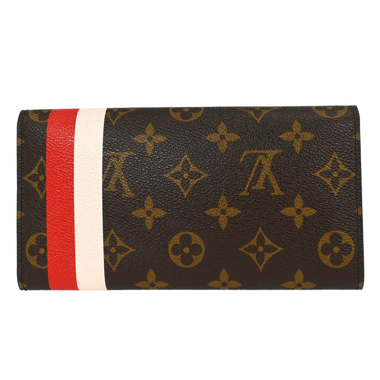Louis Vuitton Monogram Groom Portefeuille Sarah Wallet M60034 CT0086 144841