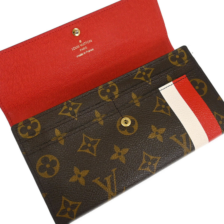 Louis Vuitton Monogram Groom Portefeuille Sarah Wallet M60034 CT0086 144841