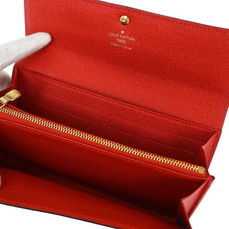 Louis Vuitton Monogram Groom Portefeuille Sarah Wallet M60034 CT0086 144841
