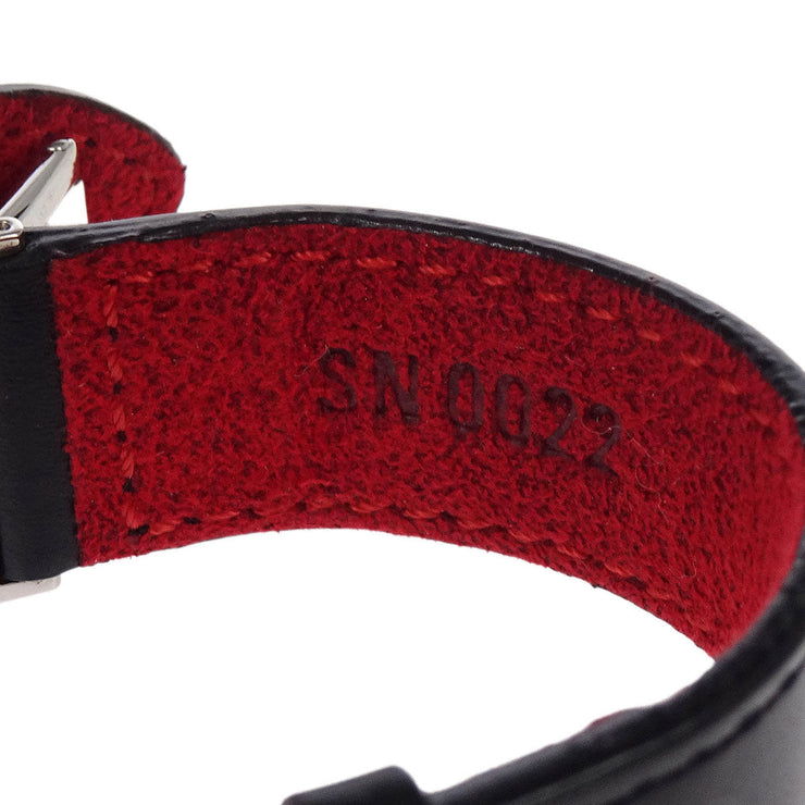 Louis Vuitton Black Monogram Good Luck Bracelet Bangle M64447 SN0022 144845