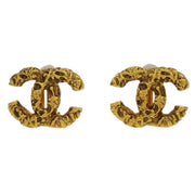 Chanel Gold CC Earrings Clip-On 93A 144849