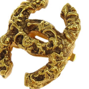 Chanel Gold CC Earrings Clip-On 93A 144849