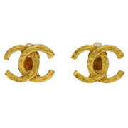 Chanel CC Earrings Clip-On Gold 144851