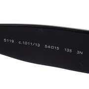Chanel Sunglasses Eyewear Brown Black Small Good BC5135017 54 Square:15 144858