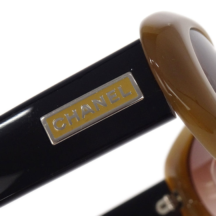 Chanel Sunglasses Eyewear Brown Black Small Good BC5135017 54 Square:15 144858
