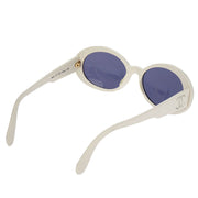 Chanel Sunglasses Eyewear Black White Rhinestone Small Good 05256 10601 144860