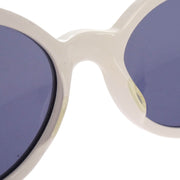 Chanel Sunglasses Eyewear Black White Rhinestone Small Good 05256 10601 144860