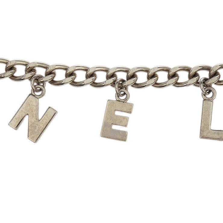 Chanel Chain Belt Silver CC Small Good 04V 144863
