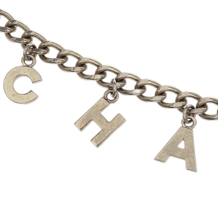 Chanel Chain Belt Silver CC Small Good 04V 144863