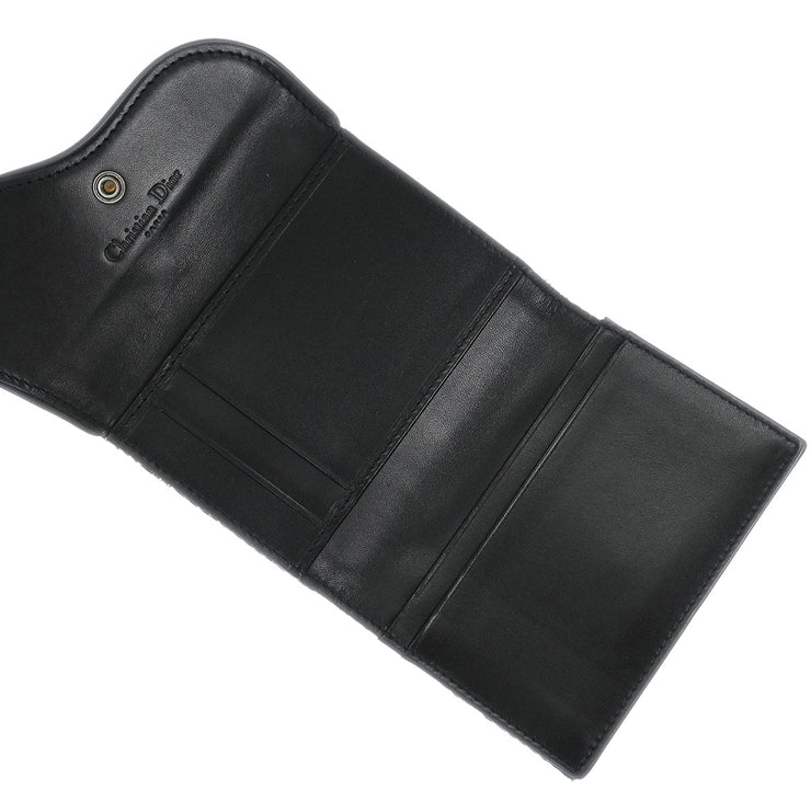 Christian Dior Black Trotter Wallet TR0013 144866