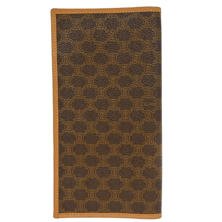 Celine Brown PVC Macadam Wallet JMB10 144867
