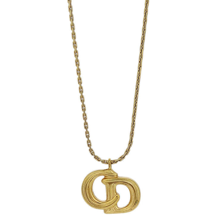 Christian Dior Necklace Pendant Gold 144869