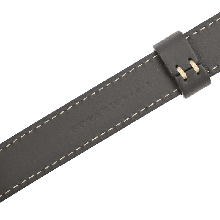 Goyard Shoulder Strap Gray Leather Accessories 144878