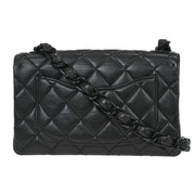 Chanel Black Lambskin Shoulder Bag 144880