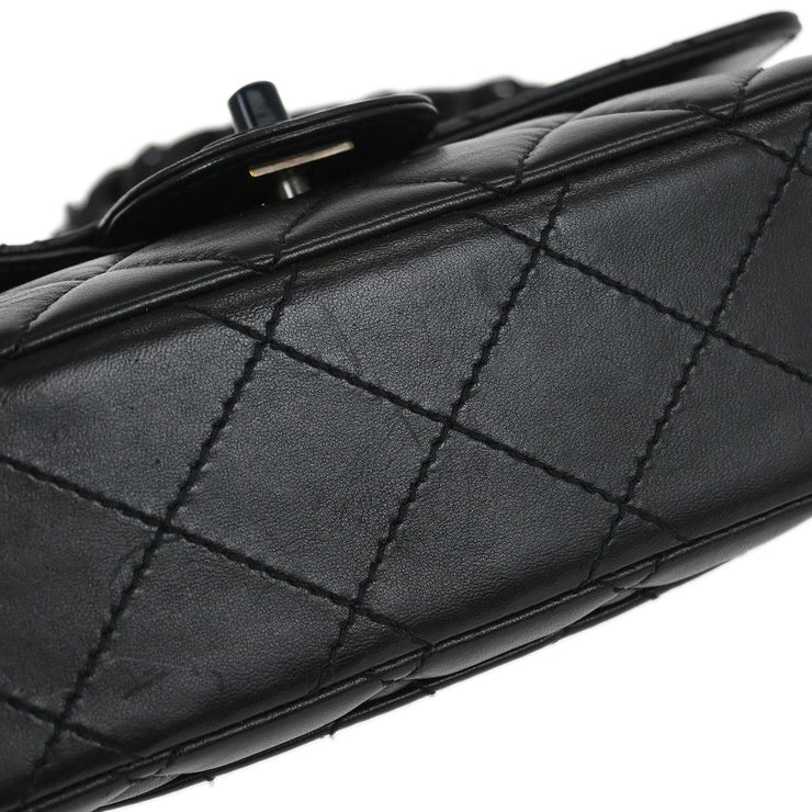 Chanel Black Lambskin Shoulder Bag 144880