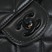 Chanel Black Lambskin Shoulder Bag 144880