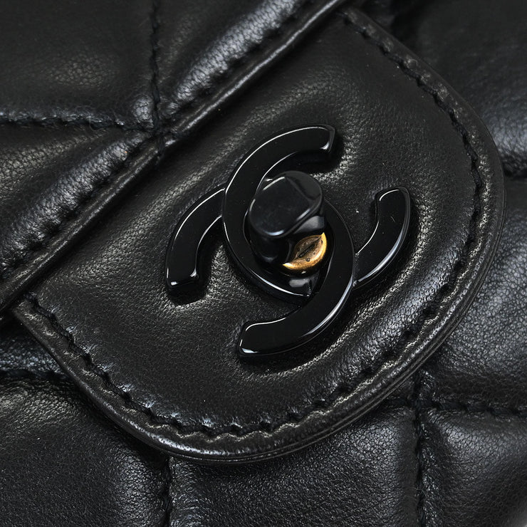 Chanel Black Lambskin Shoulder Bag 144880