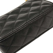 Chanel Black Calfskin Camera Bag Mini 144886