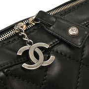Chanel Black Calfskin Wild Stitch Top Handle Handbag 144888