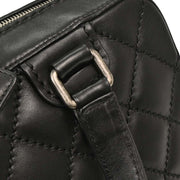Chanel Black Calfskin Wild Stitch Top Handle Handbag 144888