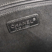 Chanel Black Calfskin Wild Stitch Top Handle Handbag 144888