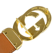 Gucci Black Leather Belt Small Good 105-42 036-519-0964 144895