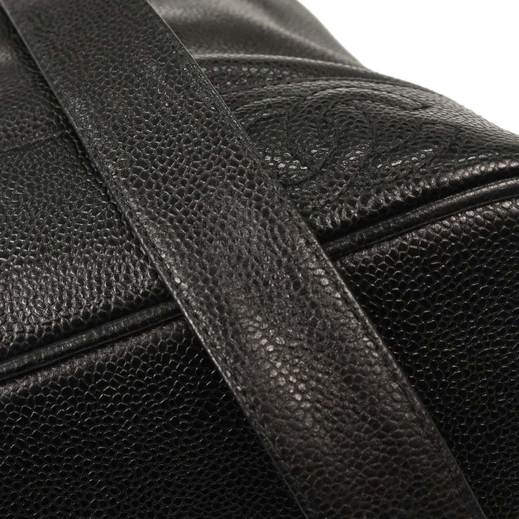 Chanel Black Calfskin Triple CC Bucket Shoulder Bag 144897