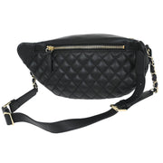 Chanel Black Lambskin Waist Bum Bag 144915