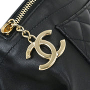 Chanel Black Lambskin Waist Bum Bag 144915